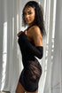 Buffy Hallow Out Halter Dress With Gloves Dress EDGE